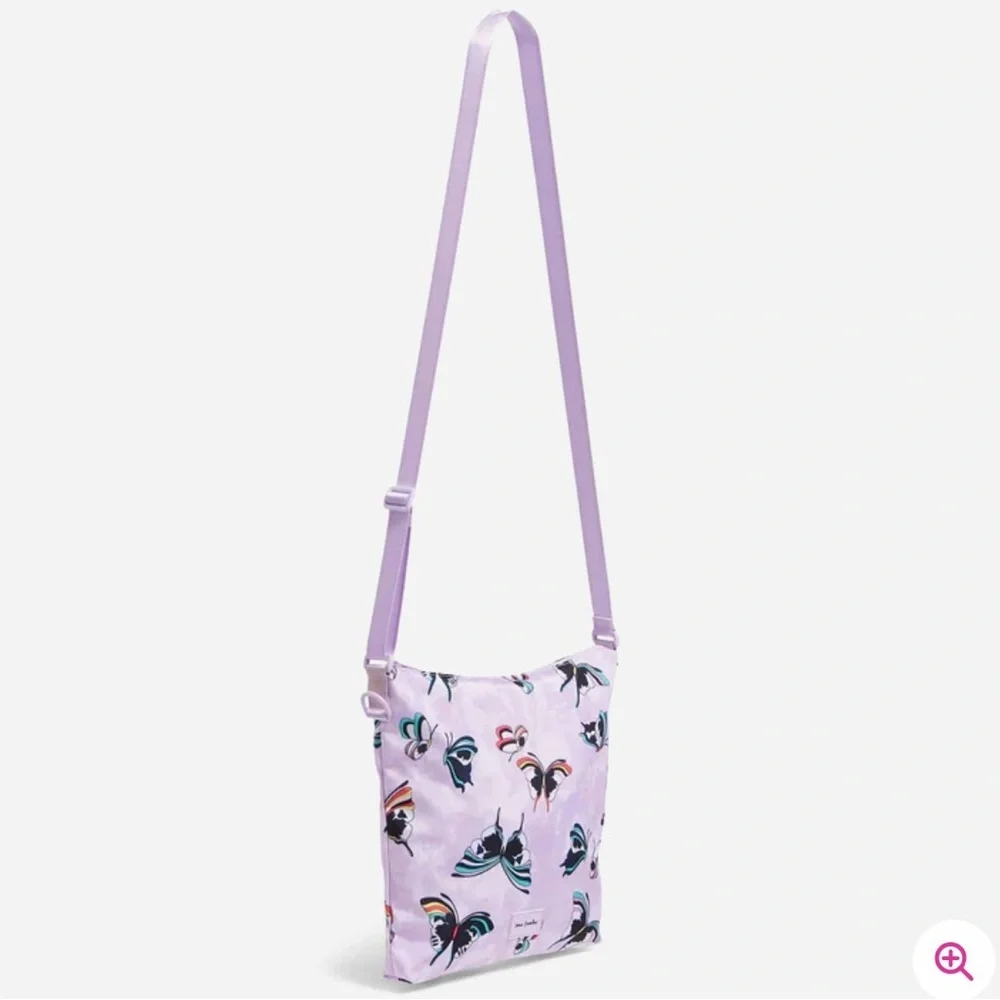 🌷 Vera Bradley ReActive Hipster in Lavender Butterflies 🦋 NWT - Picture 4 of 15